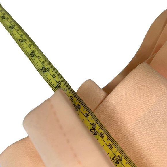 Vintage 70s Orange Sleeveless Waist Tie Below Knee Day Dress Small - Picture 5 of 8